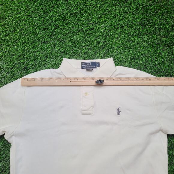 VTG 90s Polo Ralph Lauren Shirt Mens L (Tagged S) Oversized Boxy Fit - Picture 6 of 7